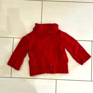 Baby gap red sweater size 2